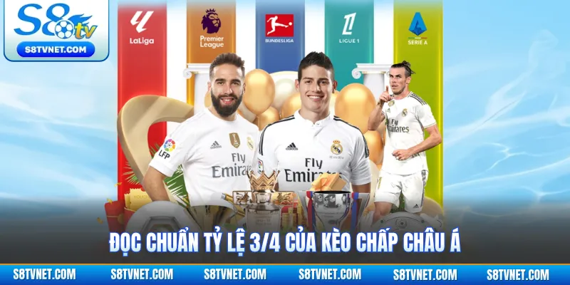 Đọc chuẩn tỷ lệ 3/4 của kèo chấp Châu Á