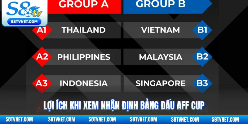 Lợi ích khi xem nhận định bảng đấu AFF Cup