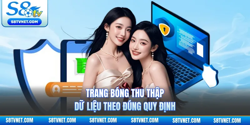 Trang bóng thu thập dữ liệu theo đúng quy định